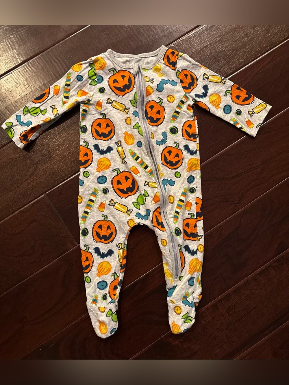 Mud Pie baby 6-9m Halloween sleeper romper